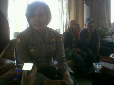 Bripda Lina Nur Azizah, mantan Mojang-Jajaka Kabupaten Bandung yang mengabdikan dirinya sebagai polisi. (JABARTODAY/AVILA DWIPUTRA)